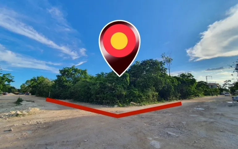 Exclusivo Terreno con 2 frentes en Región 15, Tulum, Inversionistas.