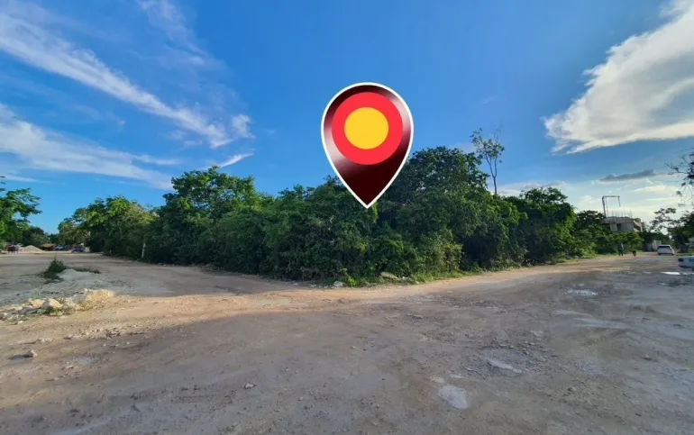 Exclusivo Terreno con 2 frentes en Región 15, Tulum, Inversionistas.