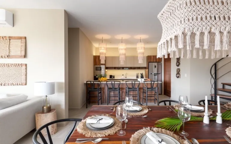 Condos Premium • Aldea Zama • Tulum • 3 Rec • 230m2 •  Rooftop privado.