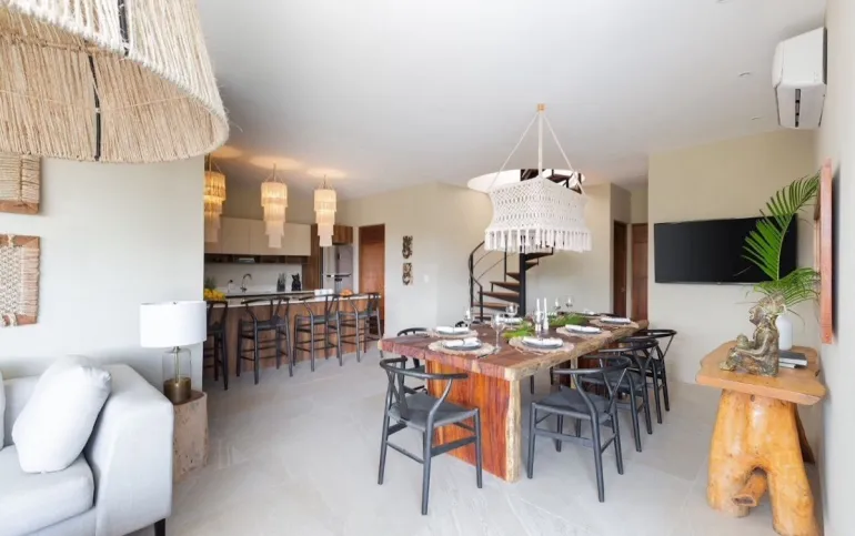 Condos Premium • Aldea Zama • Tulum • 3 Rec • 230m2 •  Rooftop privado.