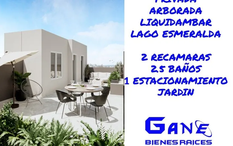 Venta Privada Arborada Liquidambar Lago Esmeralda Atizapan