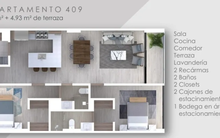 3 Departamentos nuevos Zibata,  Zima Acacia