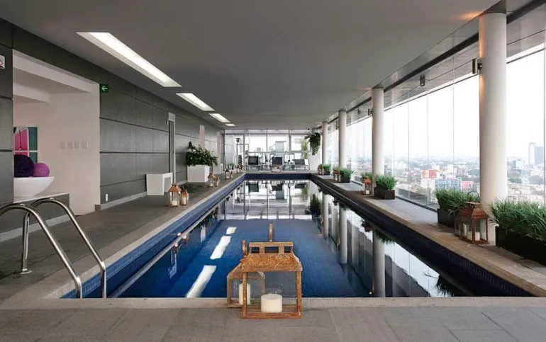 Departamento amueblado  de 2 recámaras, con amenidades, en Narvarte, CDMX.