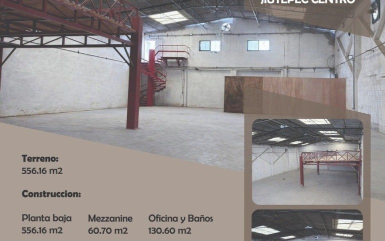 BODEGA EN RENTA EN JIUTEPEC CENTRO