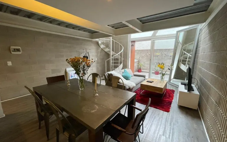 Departamento loft con terraza, Escandon, Miguel Hidalgo