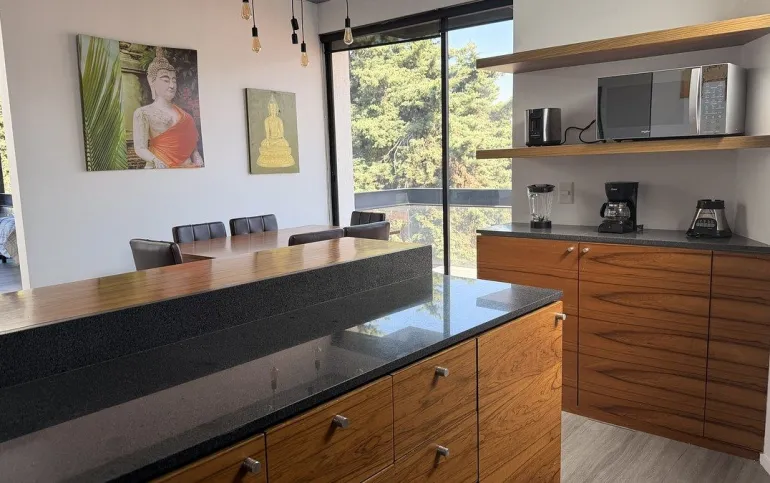 Espectacular Departamento Amueblado y Equipado con Roof Privado en Cuajimalpa