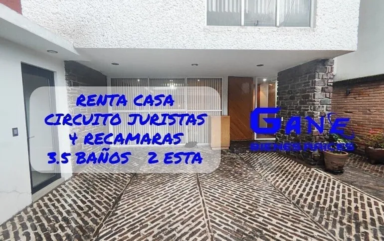 Renta Casa Circuito Juristas Satelite Naucalpan Estado de México