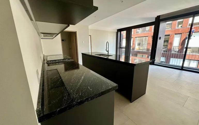 Departamento para estrenar con 2 terrazas en Roma Norte