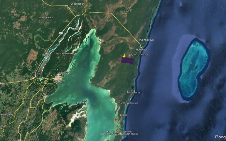 TERRENO EN VENTA MAHAHUAL  QUINTANA ROO