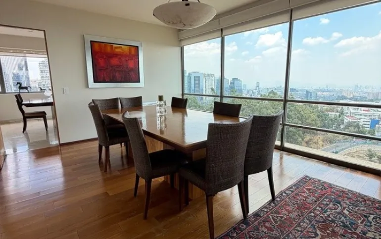 Espectacular vista en Vista del Campo en Sta Fe en renta