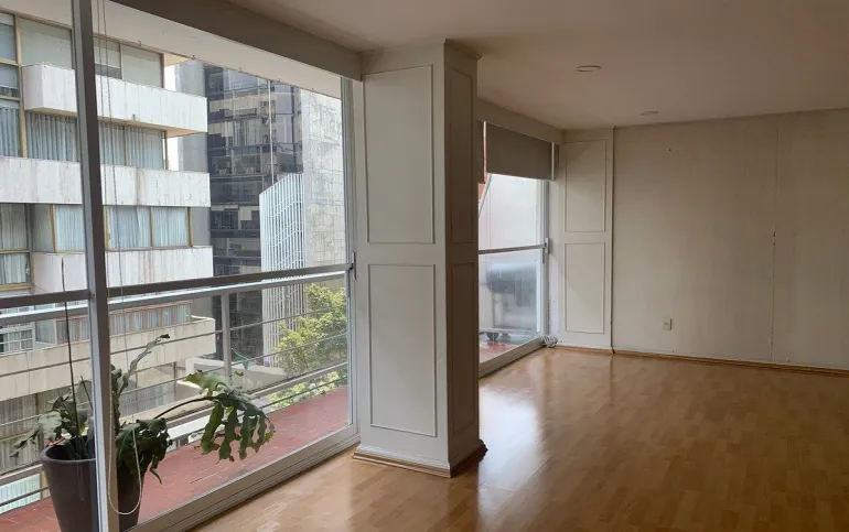 RENTA AMPLIO DEPTO EN PISO ALTO BUENA LUZ POLANCO BLAS PASCAL
