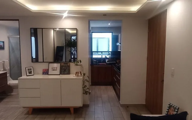 Departamento en renta amueblado en colonia Acacias, Benito Juárez, CDMX.