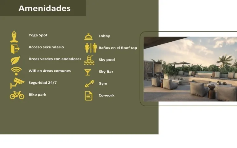 Departamento a la venta en Tulum Quintana Roo.